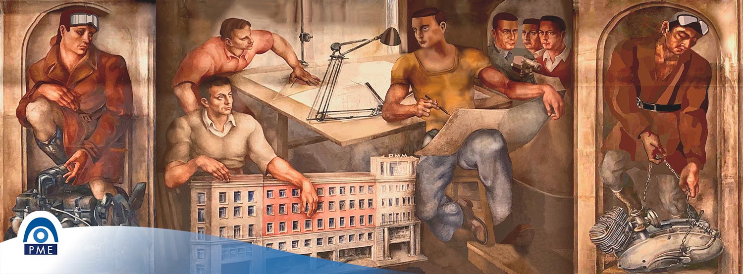 Fragmento del mural de Germán Calvo