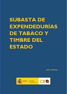 Cartel de Subasta de Expededurías de Tabaco y Timbre del Estado
